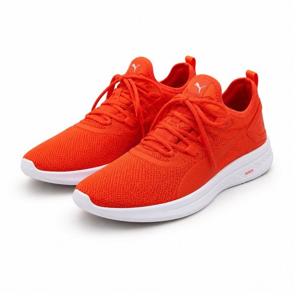 Puma Shoes - Puma Ignite Flash Evoknit Running Shoes Women's Size 9 Orange Knit Athletic Shoe